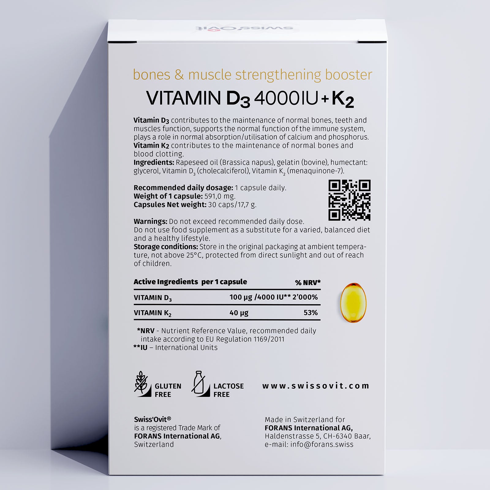 VITAMIN D3 4000 IU + K2