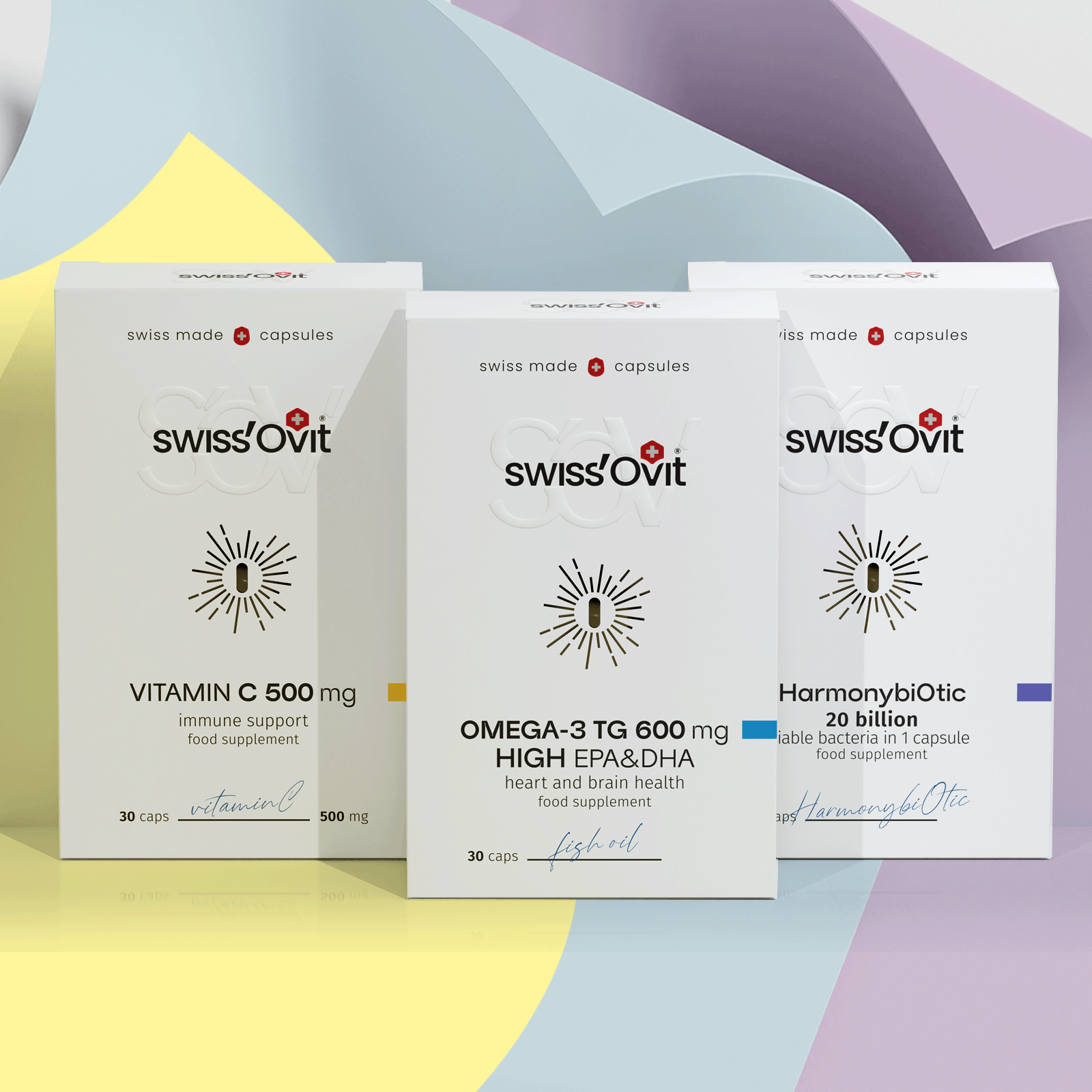 Strahlende Haut SET (Vitamin C + Omega‑3 + Probiotikum)