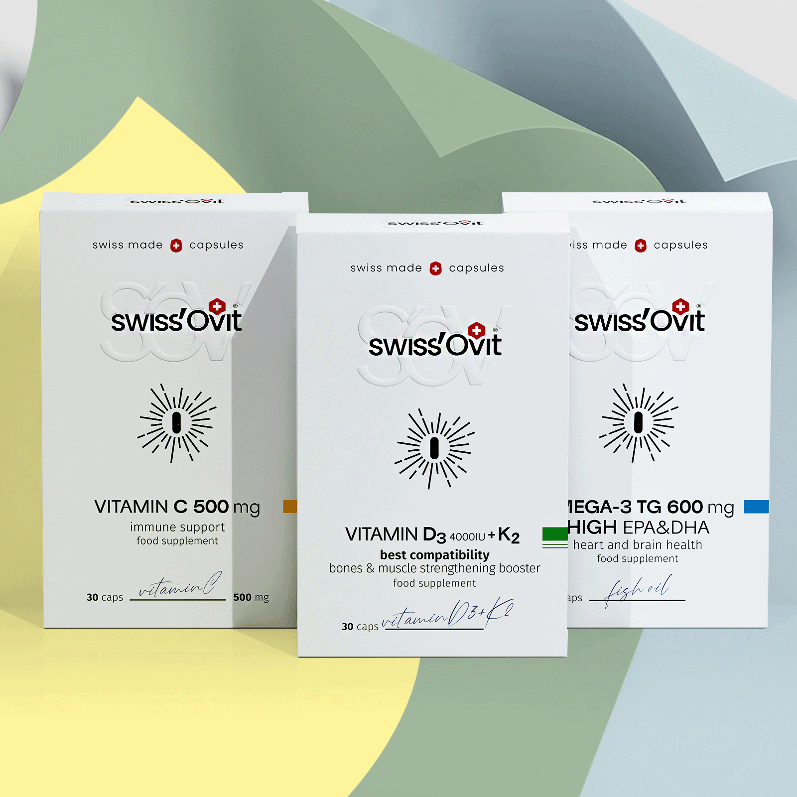 Daily Essentials SET
(Vitamin C + Vitamin D3+K2 + Omega‑3)